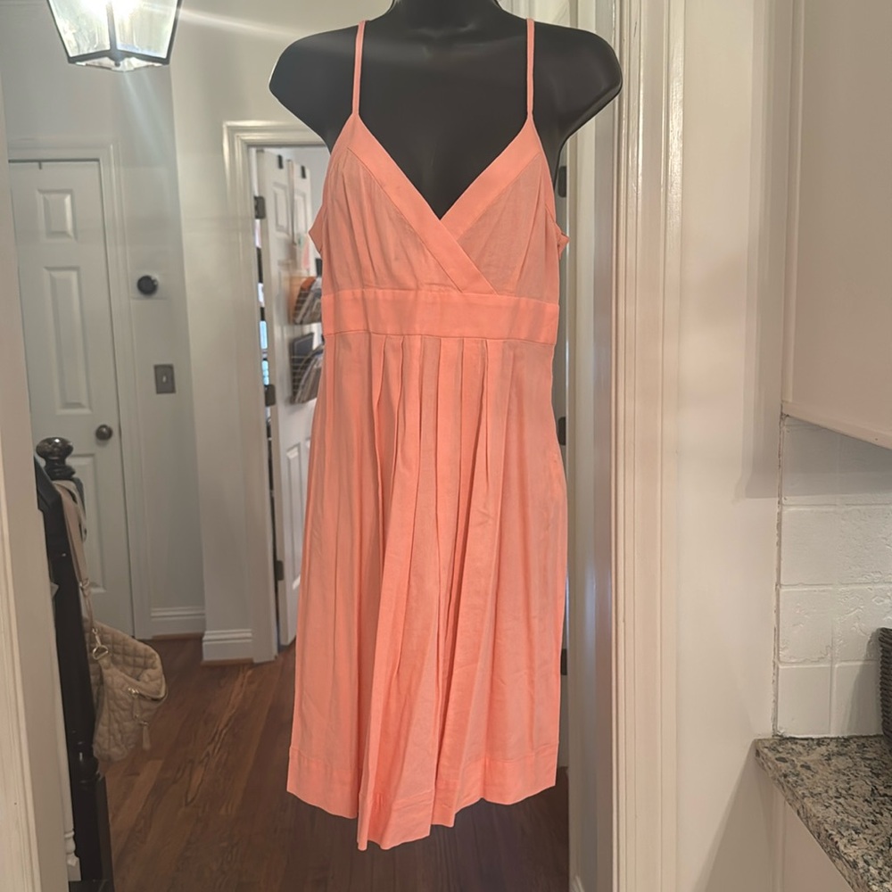 Theory peach/coral dress